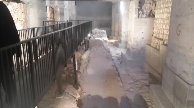 Les vestiges du Palais du Roi Hérode a Jérusalem 